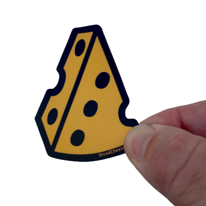 Diced Cheese sticker